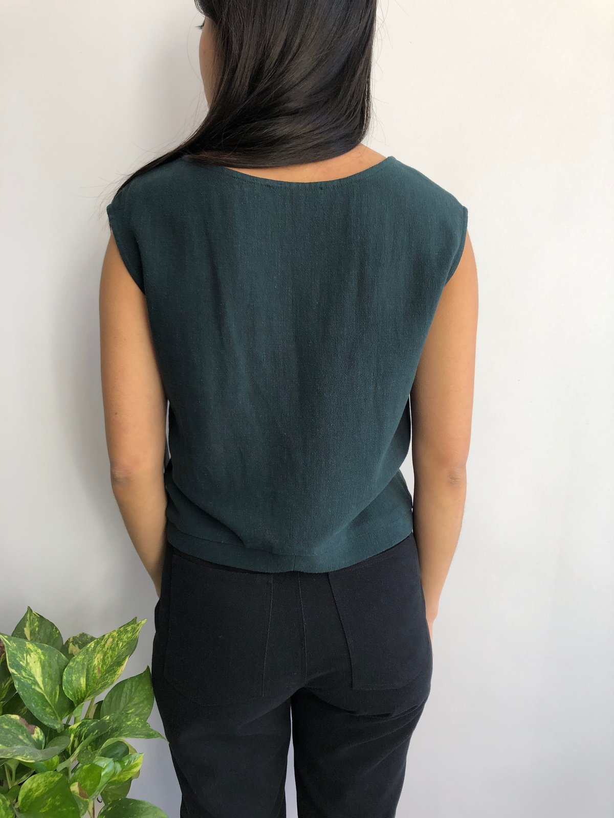 COKLUCH TAMARIS TANK - TEAL - Image 2 of 2