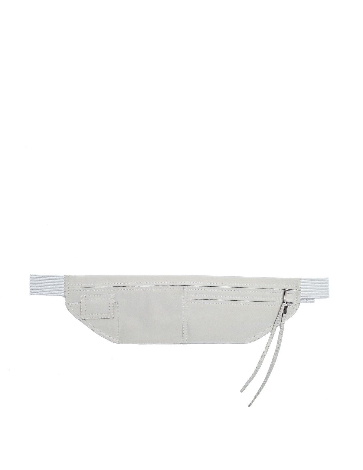Rick Owens Silk Money Belt Pouch - Light Grey | Garmentory