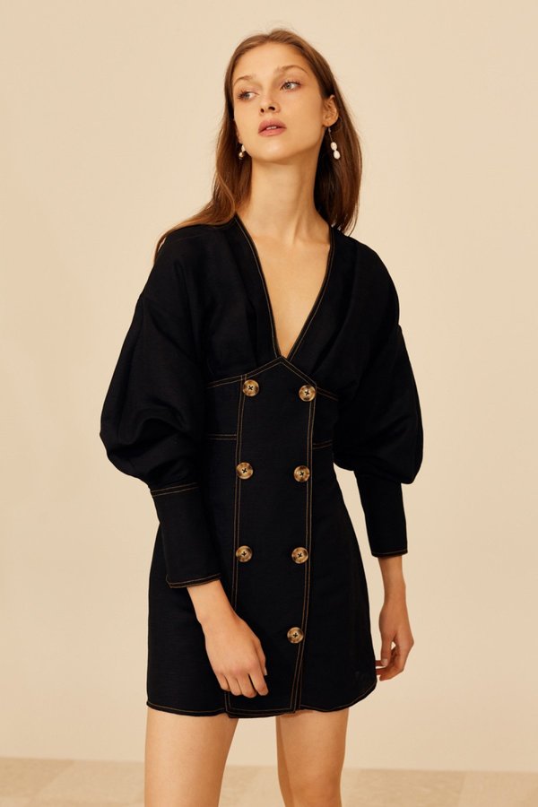 Cameo Devoted Mini Dress - Black Cameo Devoted Mini Dress - Black