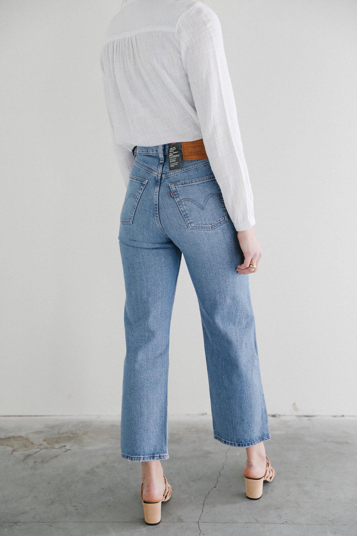 Levi’s Ribcage HighRise Straight Leg Haters Gonna Hate Garmentory