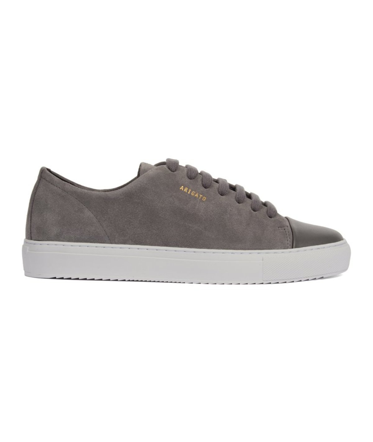 Axel Arigato Cap-toe Suede Leather Sneaker Grey Garmentory