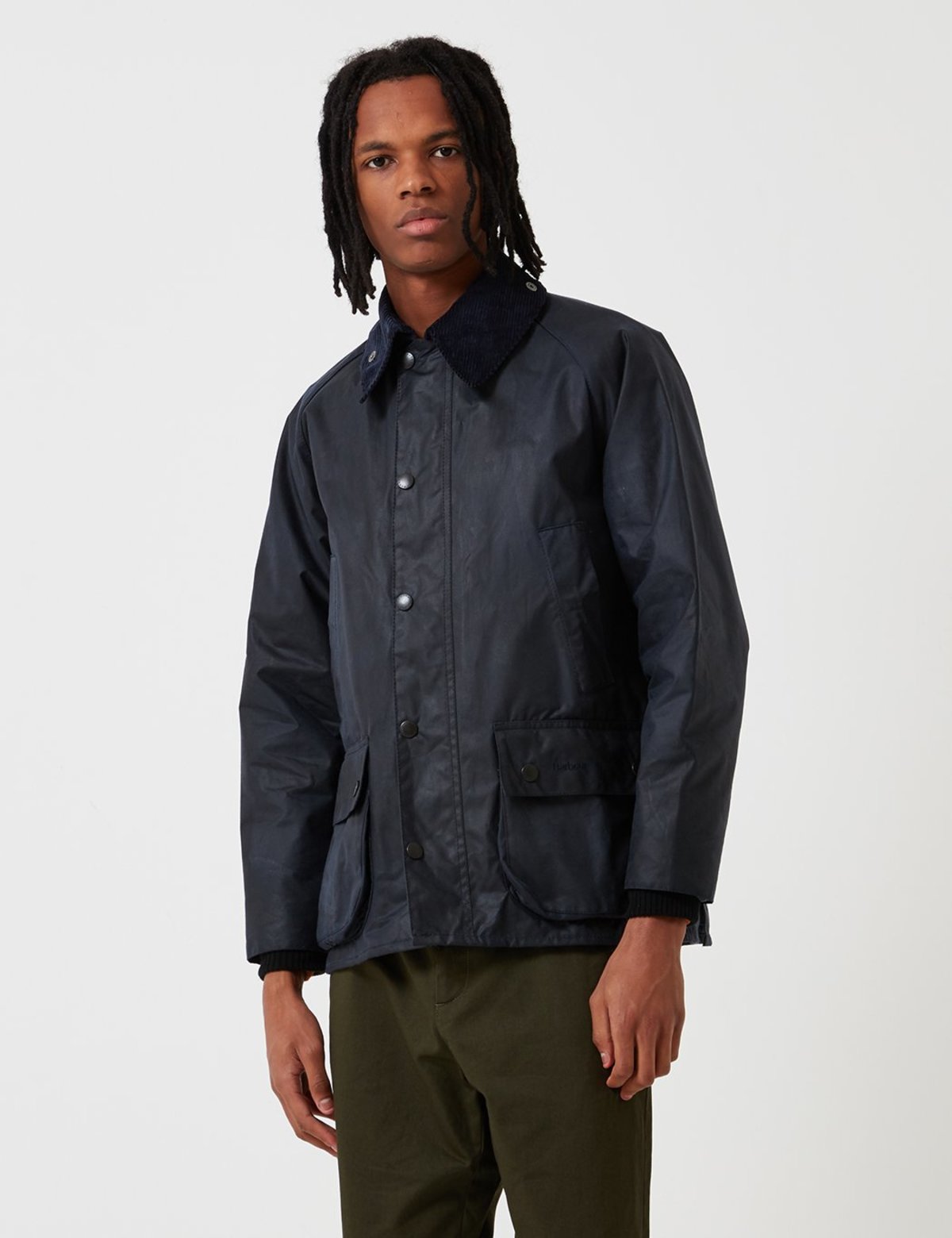 Barbour BEDALE JACKET ネイビー Barbour Waxed Bedale Jacket - Navy Blue | Garmentory