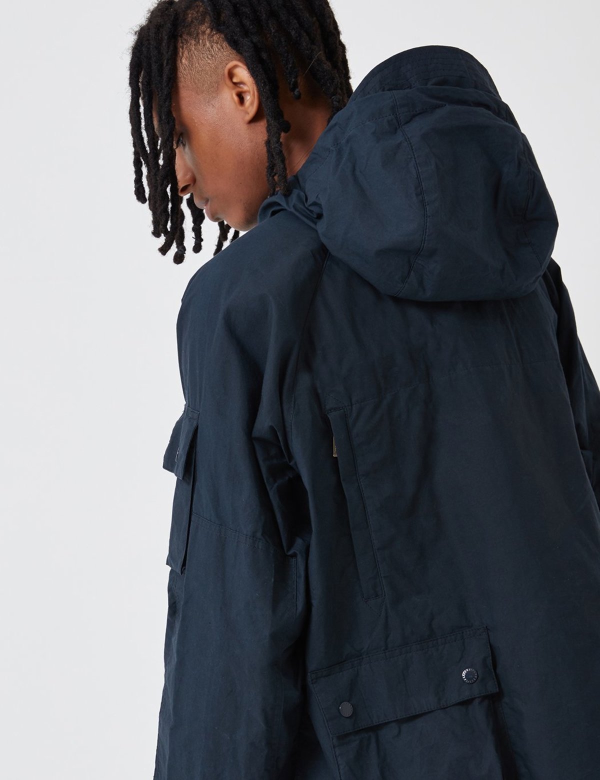 Barbour x Engineered Garments Thompson Jacket - Vulcan Navy Blue 