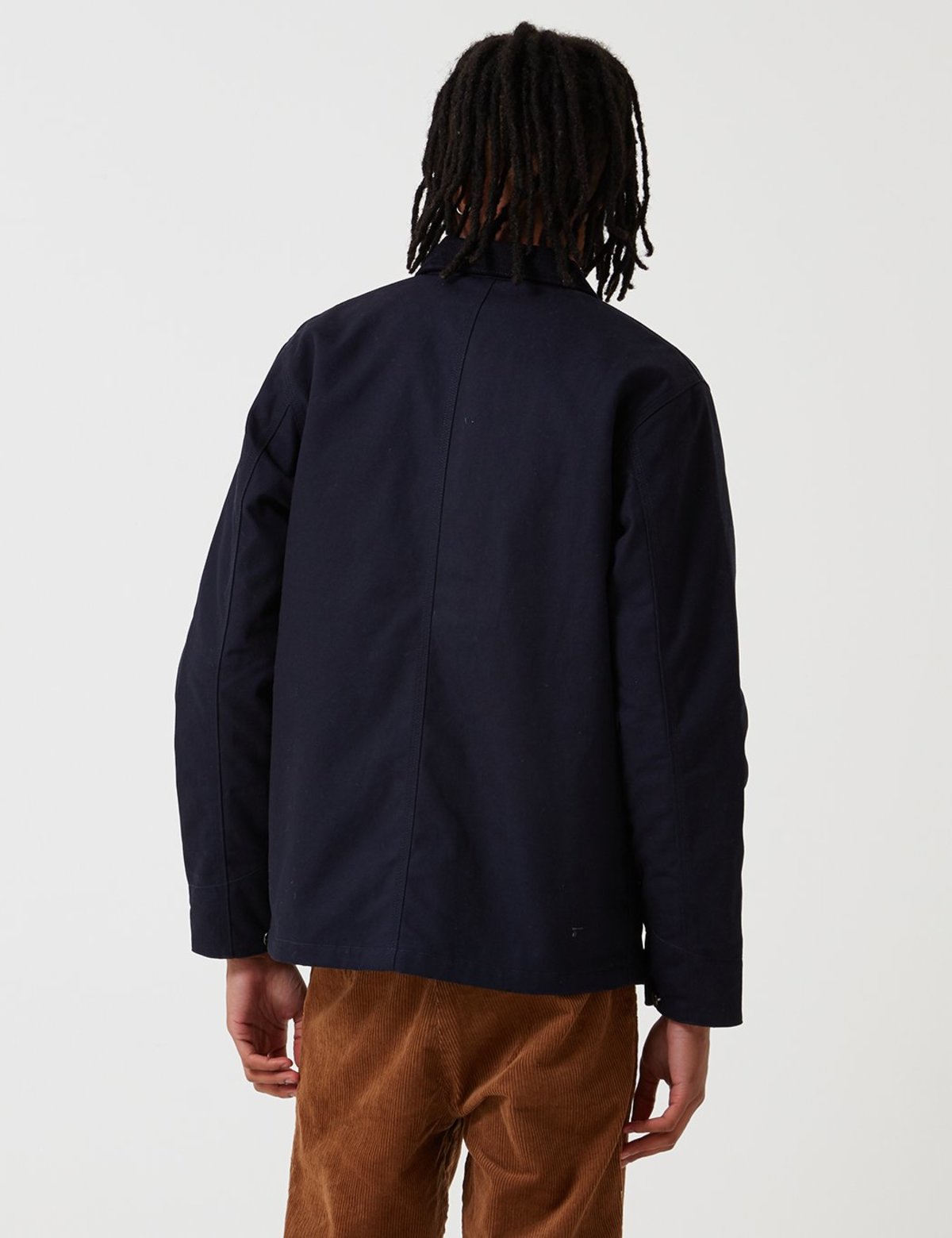 CARHARTT WIP Michigan Blanket Lined Chore Jacket - Dark Navy Blue