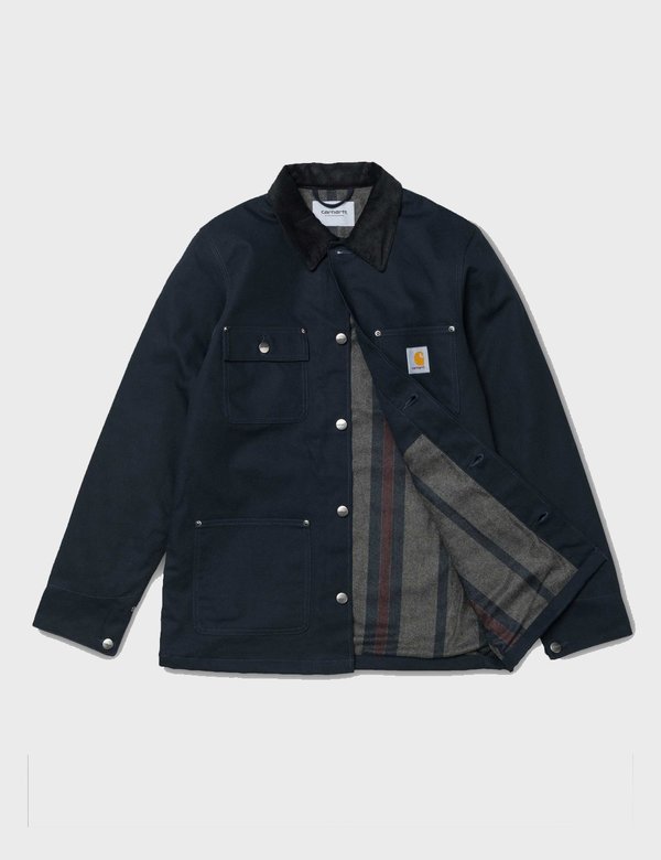 Yosemite Carhartt Wip Michigan Chore Coat In Dark Navy Carhartt