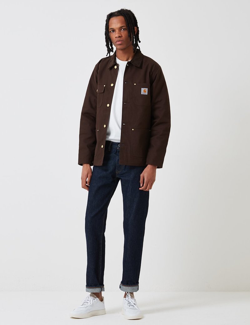 希少　Carhartt Michigan Chore Coat Brown Carhartt WIP Michigan Chore Coat Hamilton Brown Tobacco