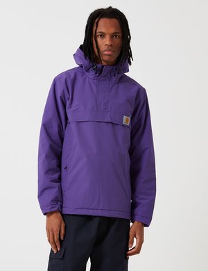 CARHARTT WIP Nimbus Half-Zip Fleece Lined Jacket - Frosted Viola