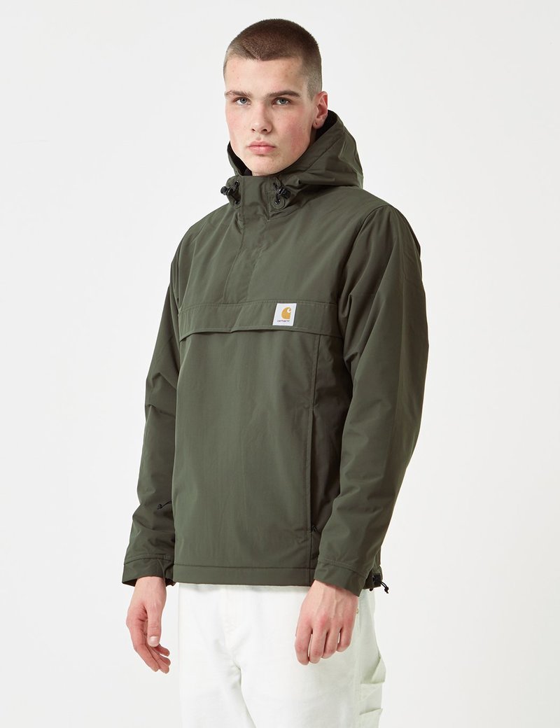 CARHARTT WIP Nimbus Half-Zip Un-Lined Jacket - Cypress Green