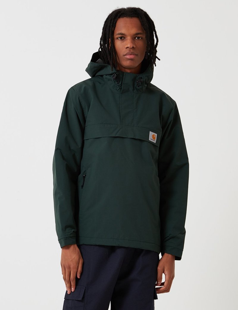 即納！最大半額！ CARHARTT WIP Nimbus Fleece Lined Pullover Jacket - Loden ジャケット・アウター