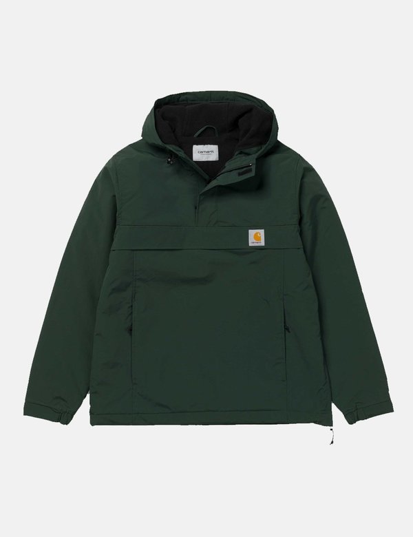 CARHARTT WIP Nimbus Fleece Lined Pullover Jacket - Loden Green