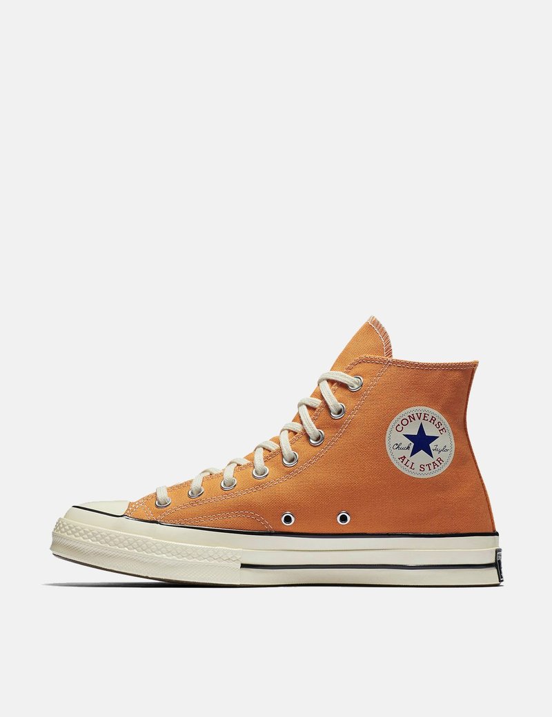 Converse 70's Chuck Canvas Hi Sneakers Tangelo Orange Garmentory