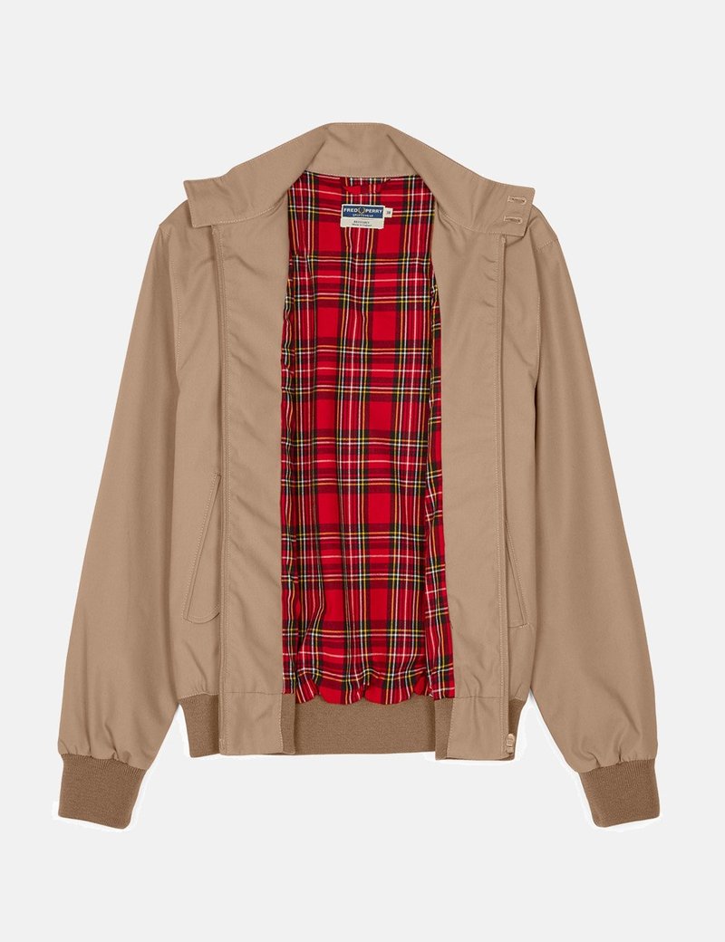 Fred Perry Re-issues Harrington Jacket - Stone | Garmentory