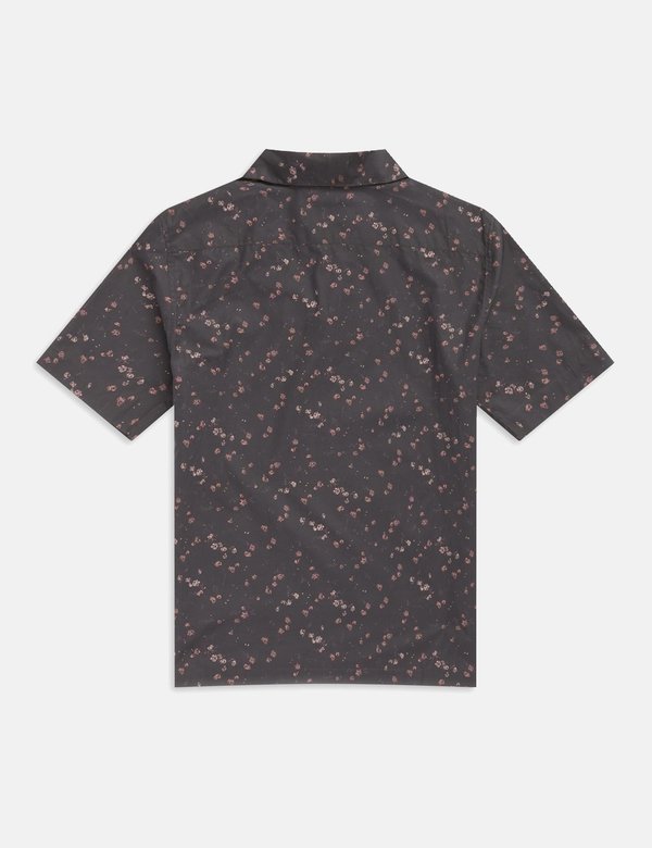 Fred Perry x Miles Kane Liberty Print Bowling Shirt - Black