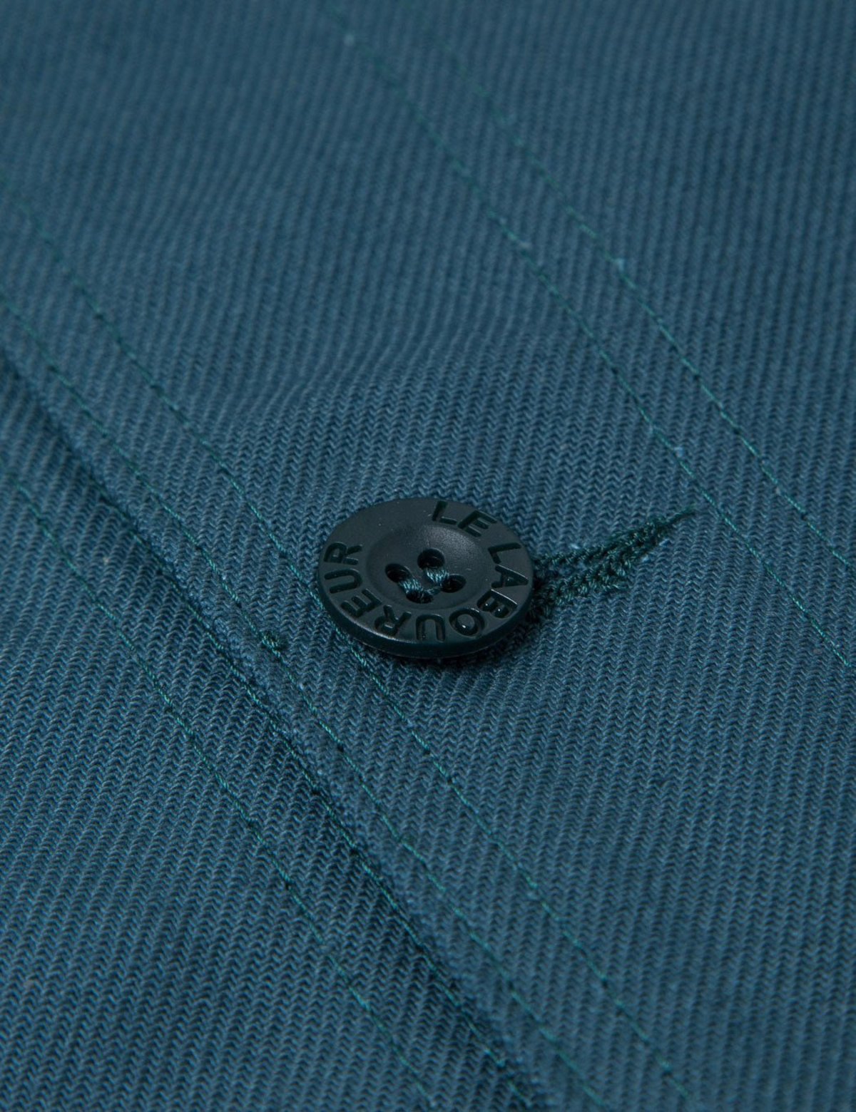 Le Laboureur Cotton Drill Work Jacket - Teal Green - Image 10 of 10