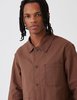 Le Laboureur Cotton Work Jacket - Brown - Thumbnail 3
