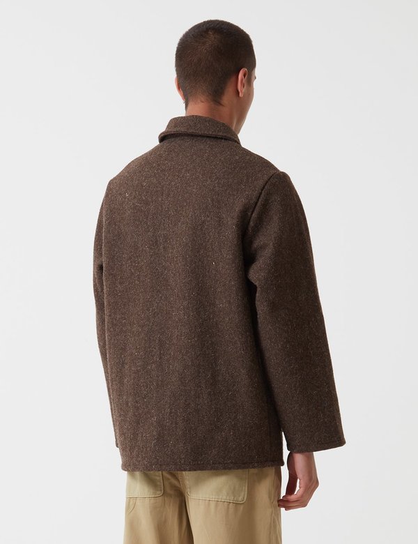 Le Laboureur Wool Work Jacket - Brown | Garmentory