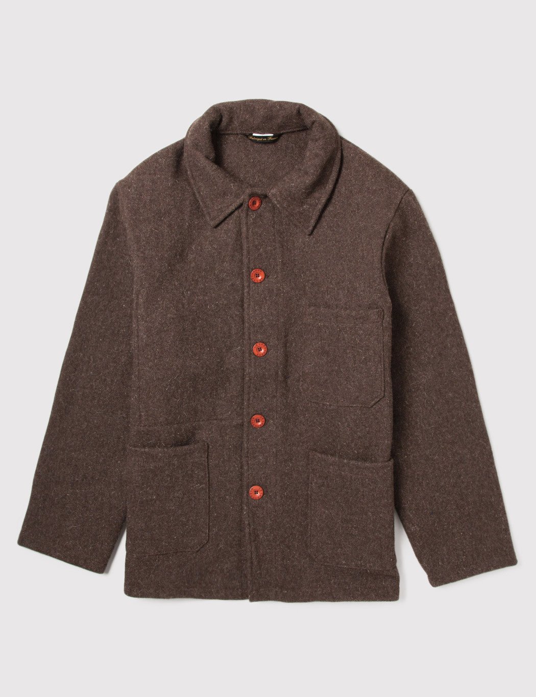 Le Laboureur Wool Work Jacket - Brown | Garmentory