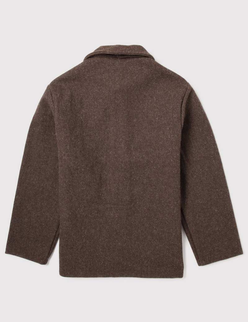 Le Laboureur Wool Work Jacket - Brown | Garmentory