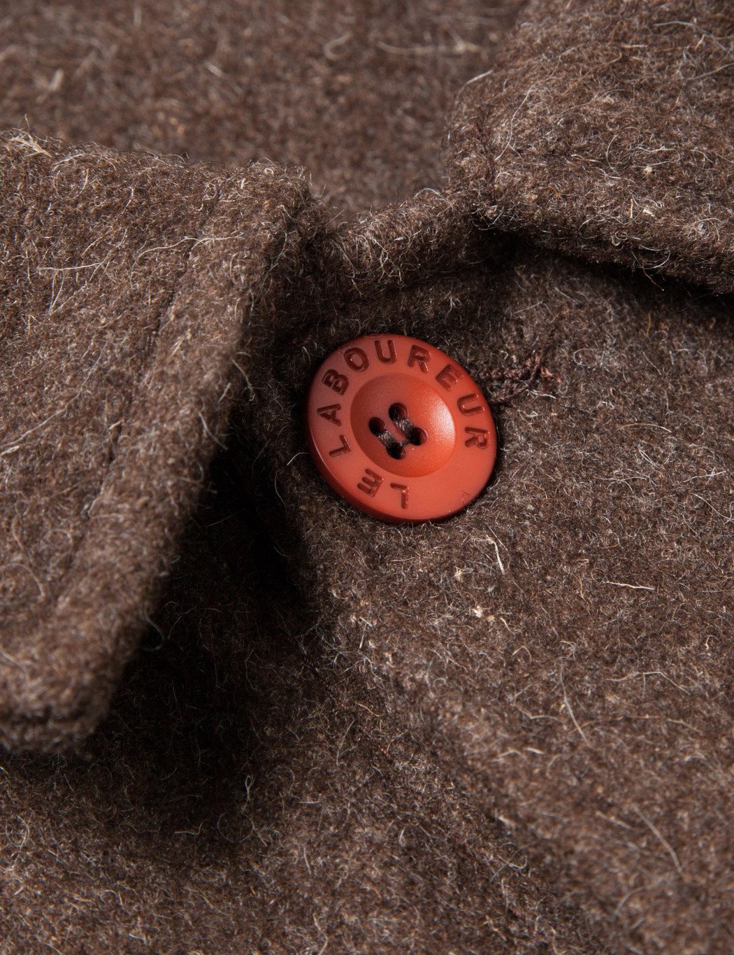 Le Laboureur Wool Work Jacket - Brown | Garmentory