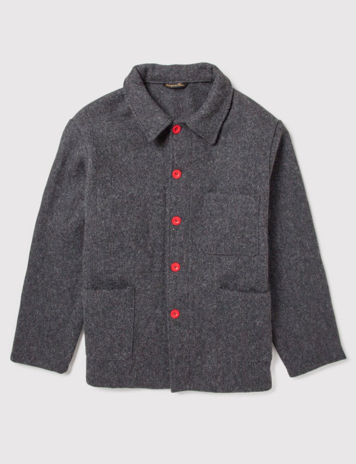Le Laboureur Wool Work Jacket - Grey - Image 6 of 9