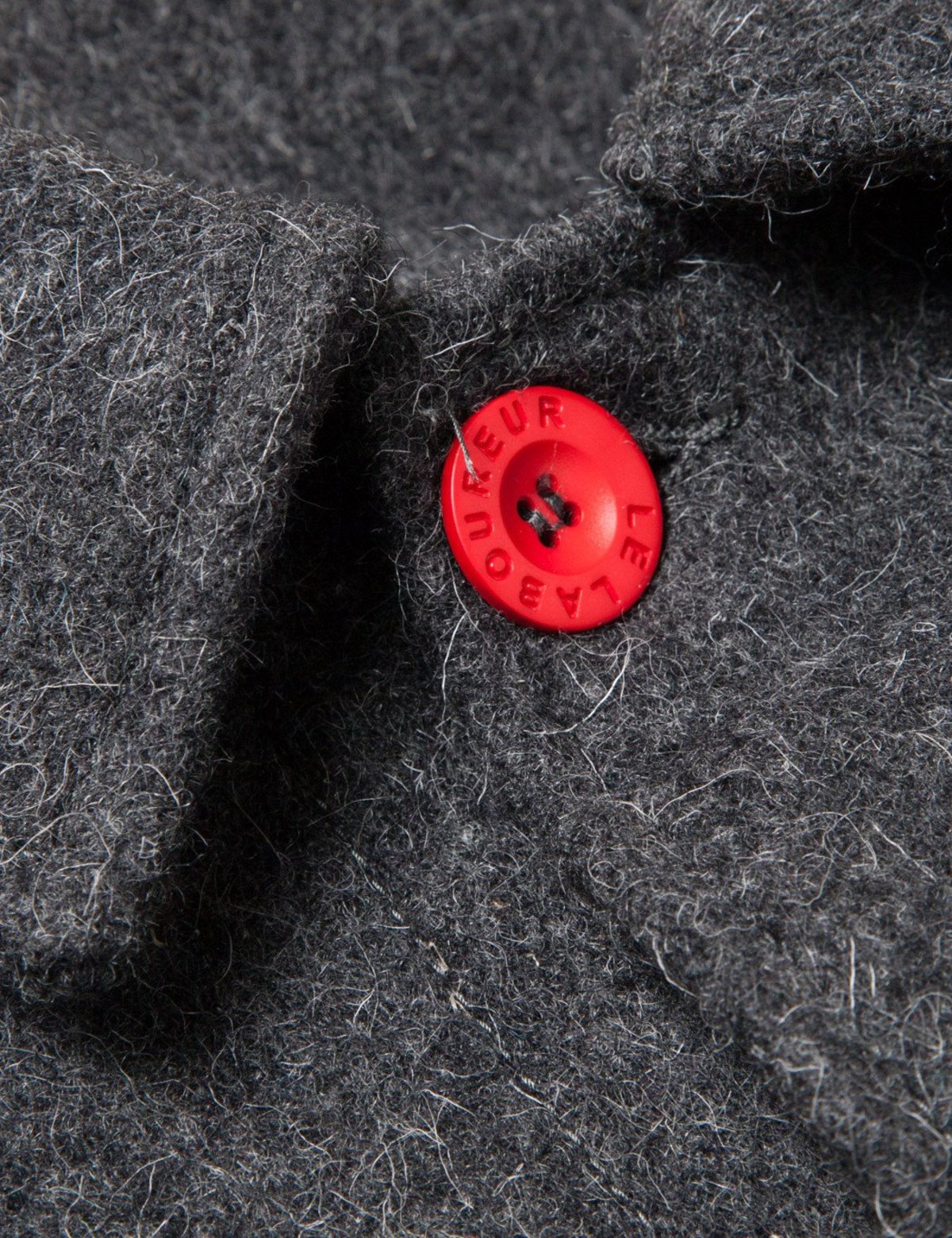 Le Laboureur Wool Work Jacket - Grey - Image 8 of 9