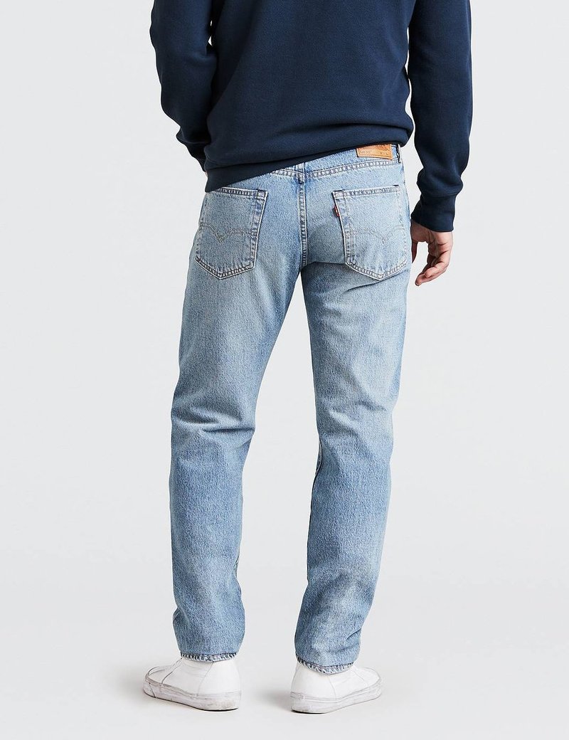 Levi's 502 Regular Tapered Jeans Powder Puff Warp Blue Garmentory