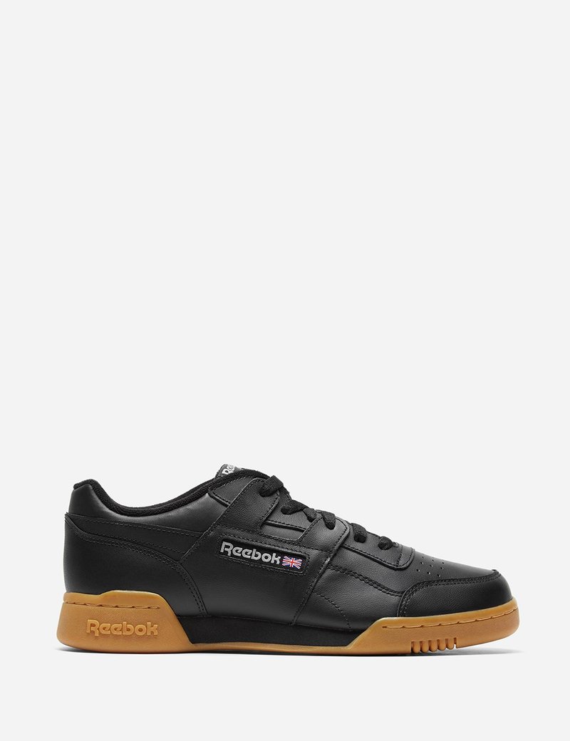 black reebok classics gum sole