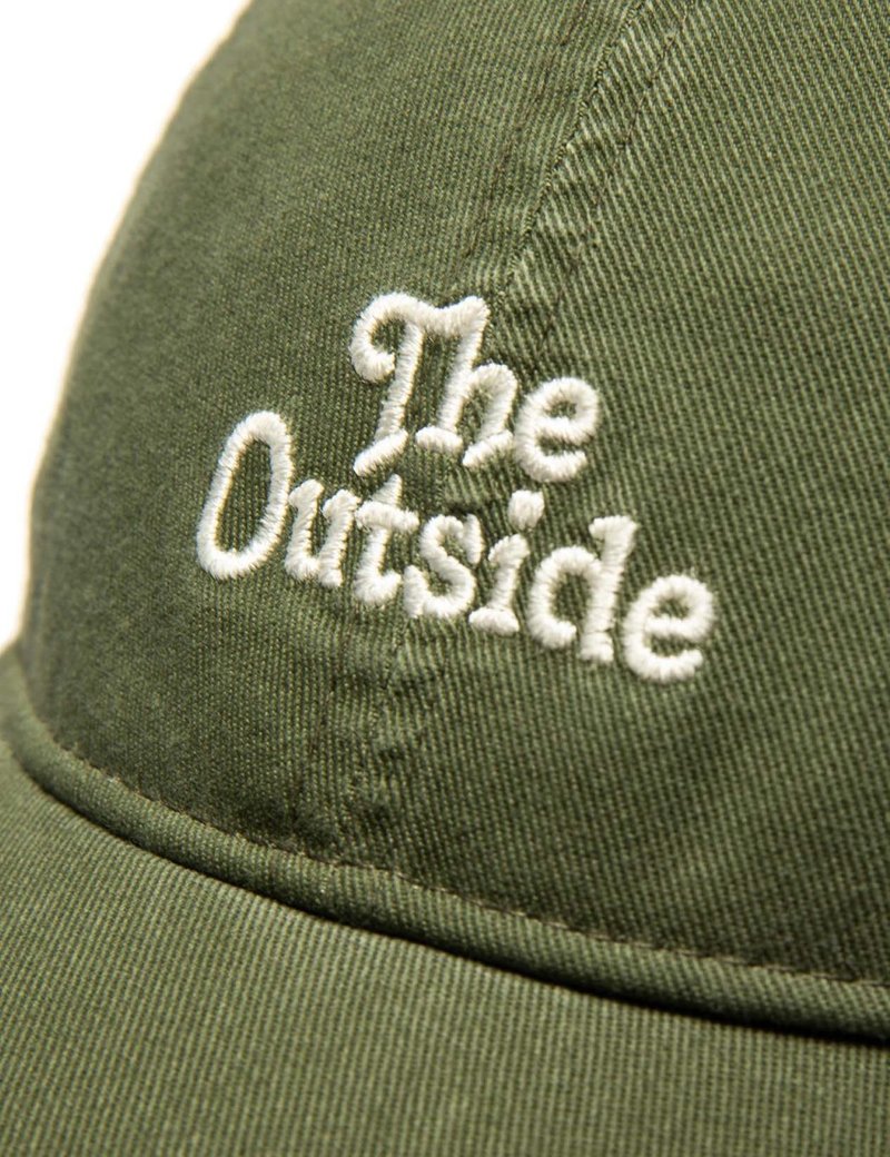 Wood Wood Low Profile Cap Dark Green Garmentory