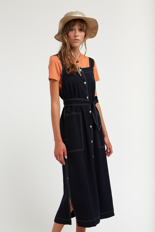 Wood Wood Charlotte Dress - Navy | Garmentory