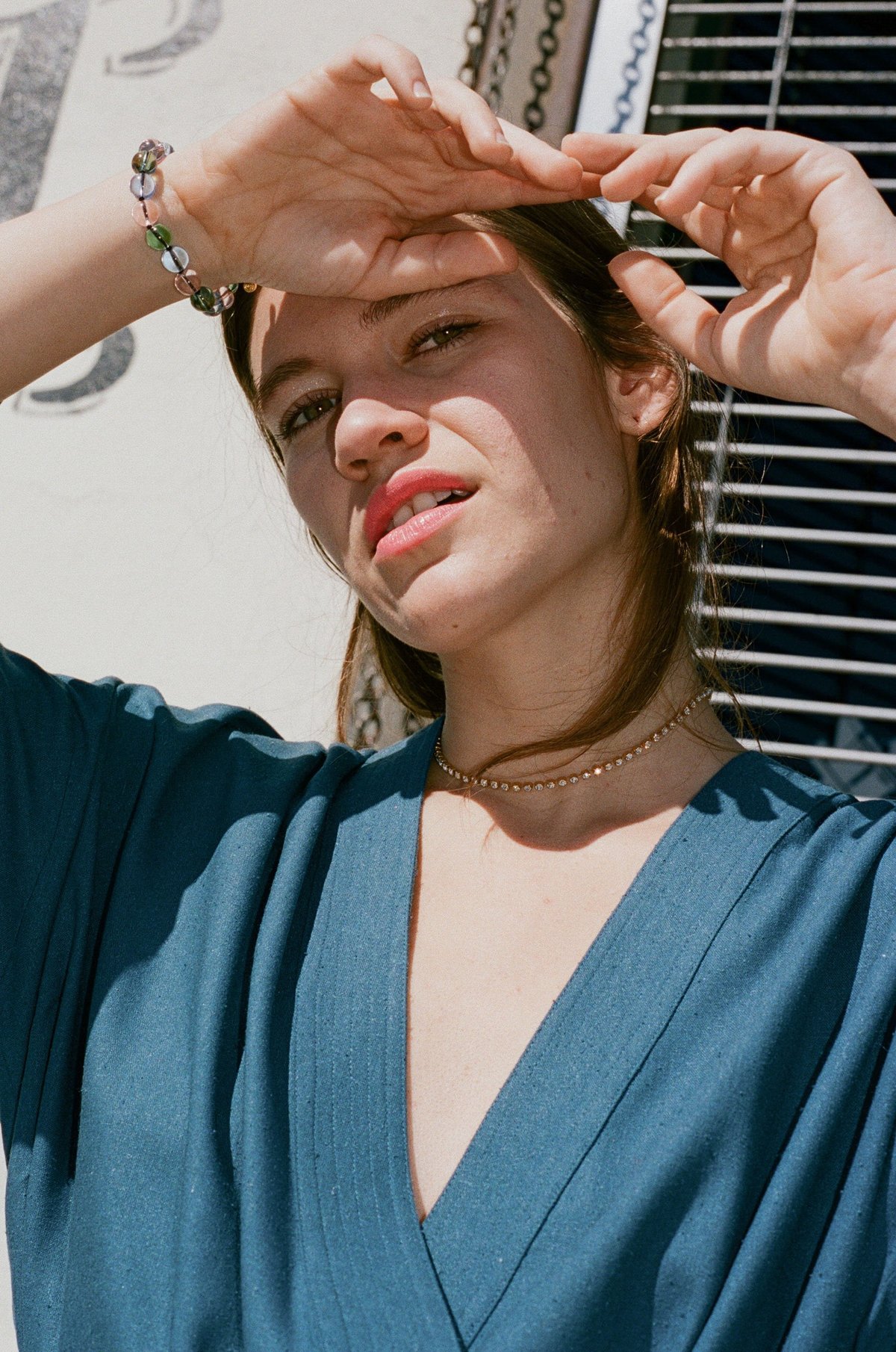 mondo mondo ネックレス Crystal Choker in Gold Crystal Choker in Gold – Mondo Mondo