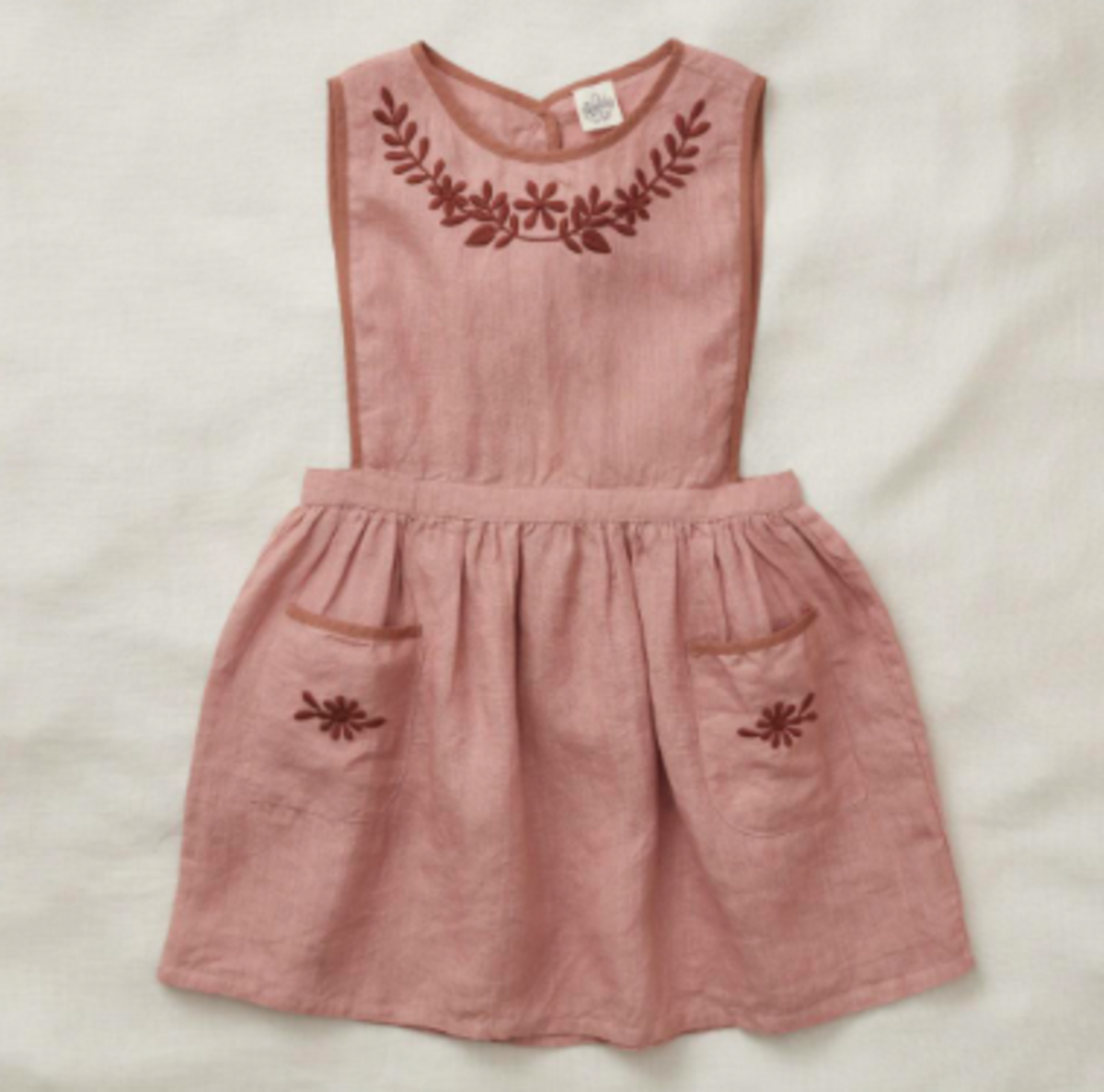 Apolina Bobbie Pinafore Moroccan Rose | Garmentory
