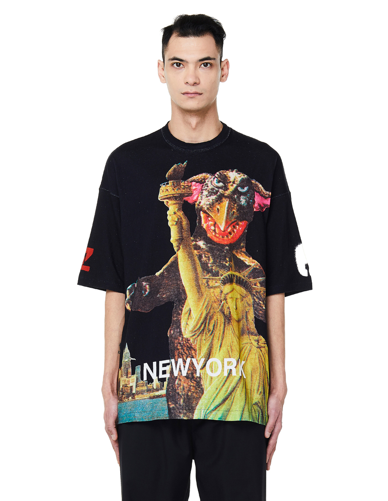 Undercover New York Print Cotton T-Shirt | Garmentory