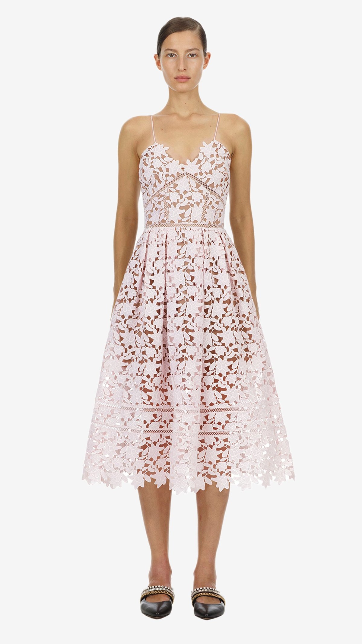 Self-Portraitklm Azaelea Dress - Soft Pink - Image 1 of 6