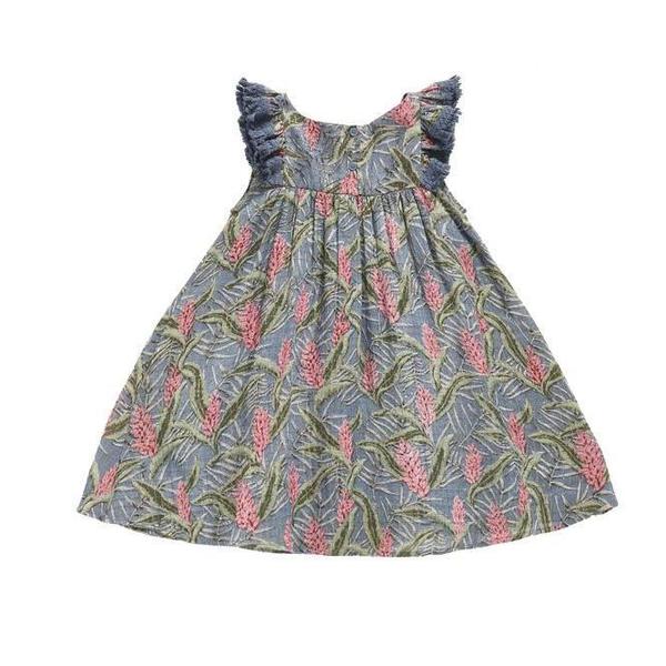 KIDS Louise Misha Costa Dress - Lagoon Leaves KIDS Louise Misha Costa Dress - Lagoon Leaves
