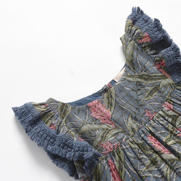 KIDS Louise Misha Costa Dress - Lagoon Leaves KIDS Louise Misha Costa Dress - Lagoon Leaves