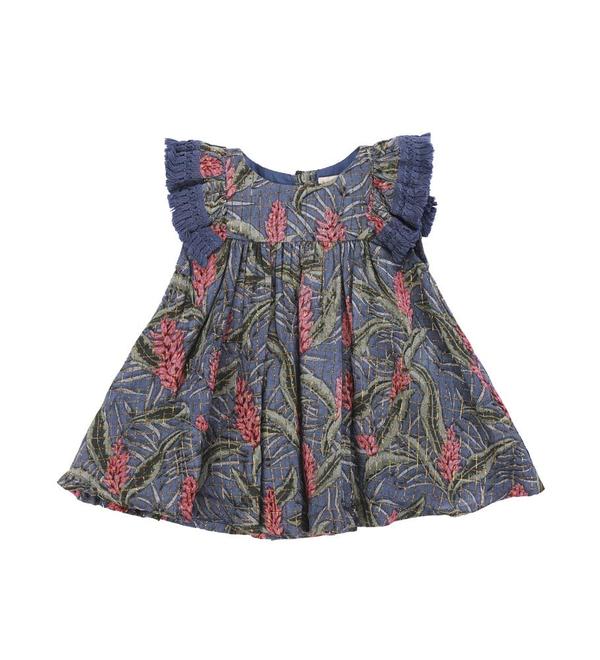 KIDS Louise Misha Costa Dress - Lagoon Leaves KIDS Louise Misha Costa Dress - Lagoon Leaves
