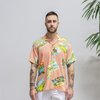 Gitman Bros Gitman Vintage Hokusai Camp Shirt - Orange - Thumbnail 1
