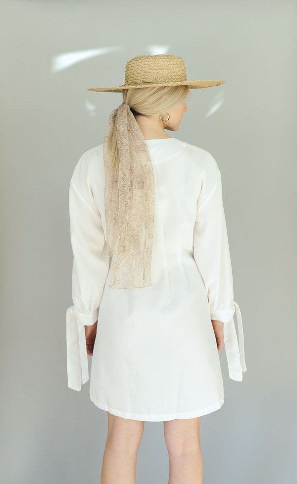 Six Crisp Days Button Down Pretoria Dress - White Six Crisp Days Button Down Pretoria Dress - White
