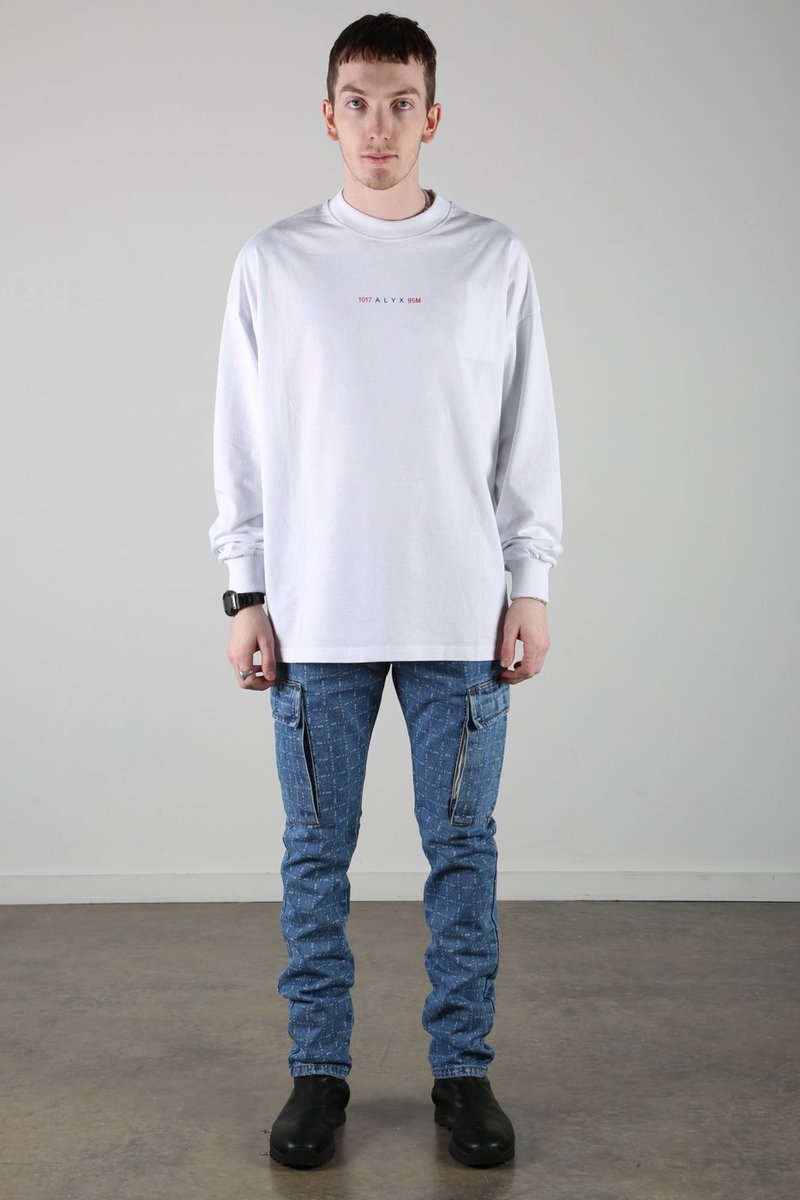 1017 ALYX 9SM Long Sleeve T-Shirt - White | Garmentory