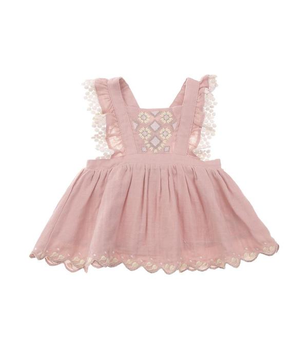 Kids Louise Misha Pinea Dress - Rusty Kids Louise Misha Pinea Dress - Rusty