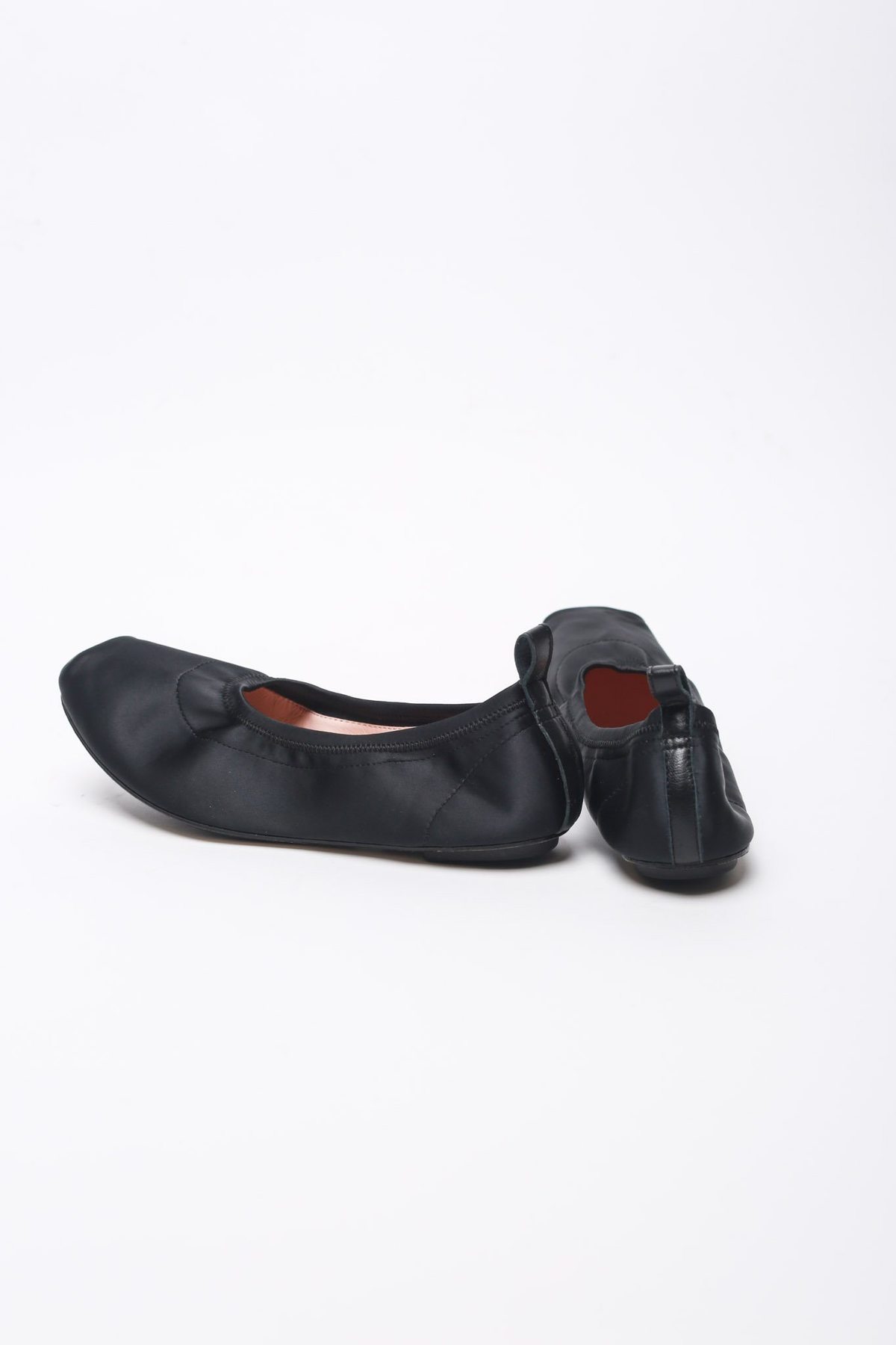 Repetto Satin Lola Pointe Ballet Flat - Black  - Image 2 of 7