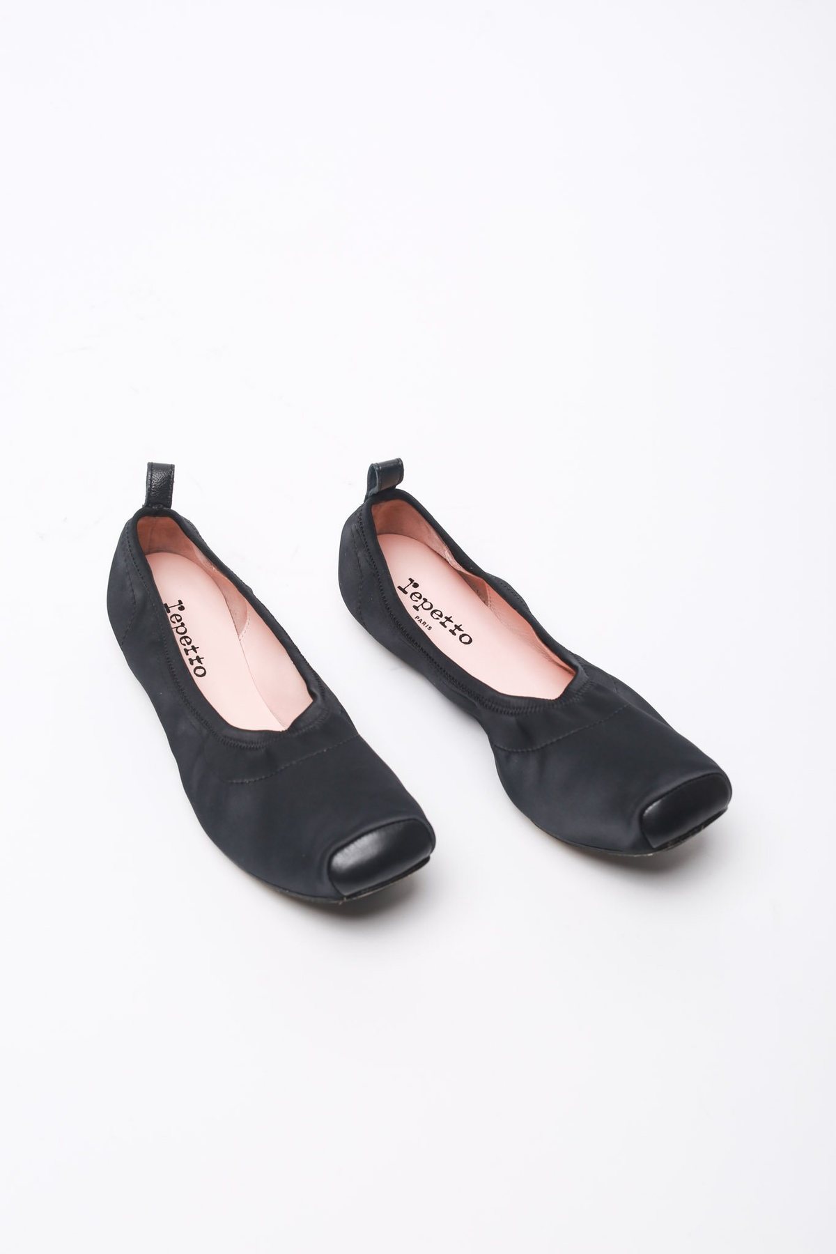 Repetto Satin Lola Pointe Ballet Flat - Black  - Image 3 of 7