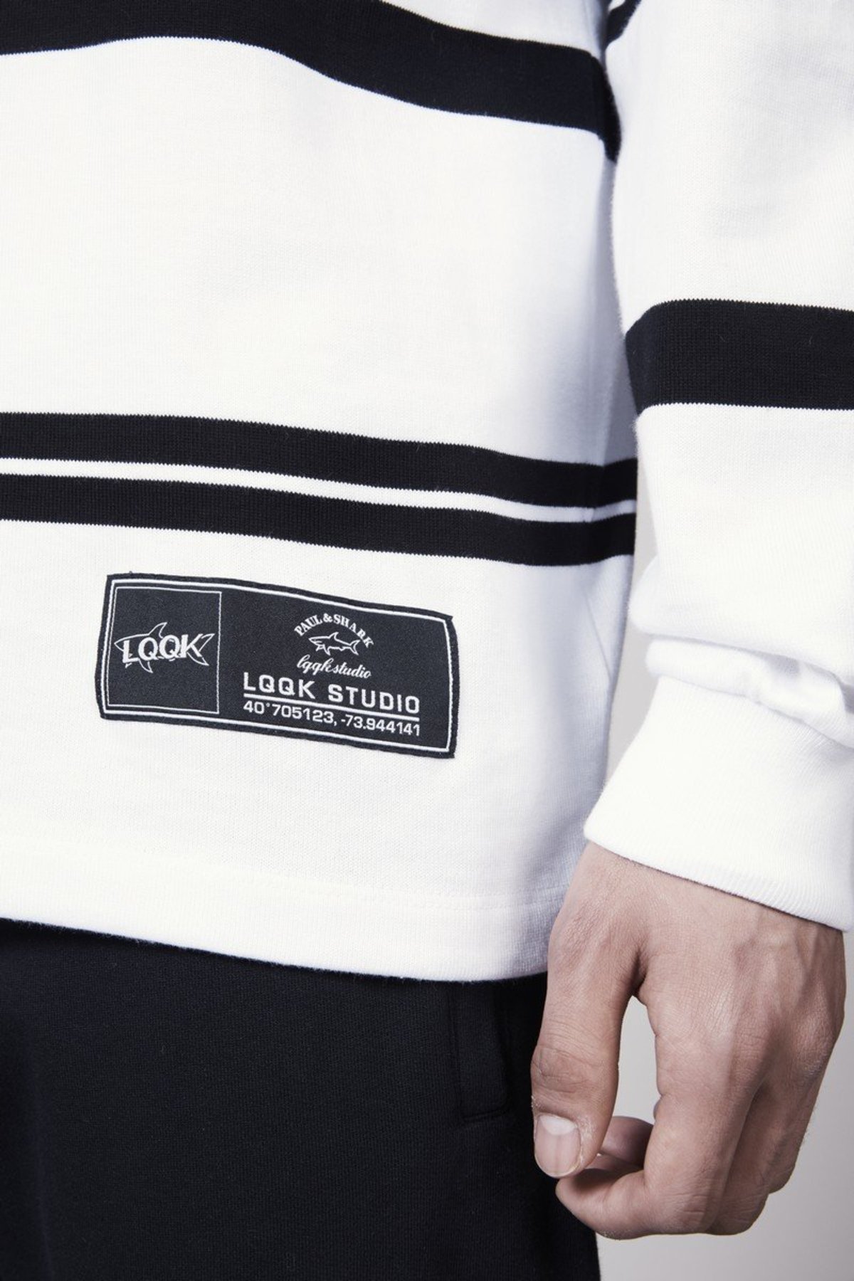 トップス LQQK studio paul&shark rugby shirt Paul & Shark Lqqk Rugby Shirt - White/Black | Garmentory