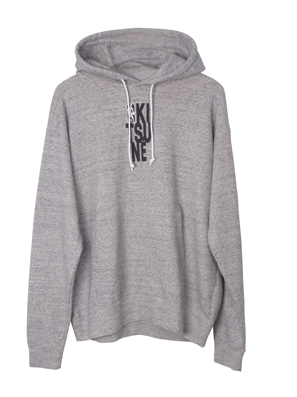 Maison Kitsune NBA Kitsune Hoodie - Melange | Garmentory