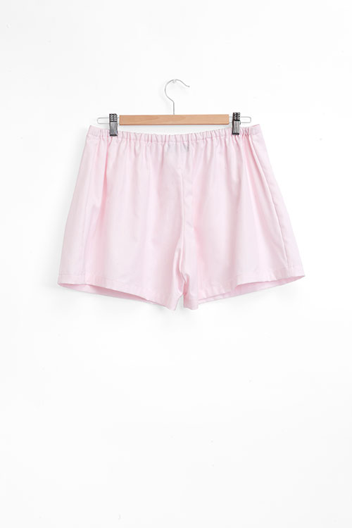The Sleep Shirt Pleat Short Pink Royal Oxford The Sleep Shirt Pleat Short Pink Royal Oxford