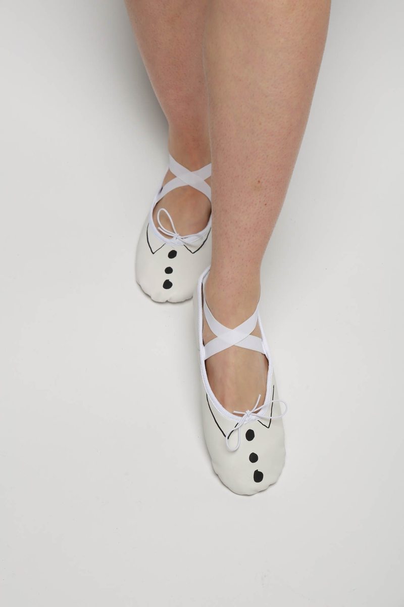 Repetto Demi Pointe x Sia Ballet Dance Shoe White/Black Garmentory