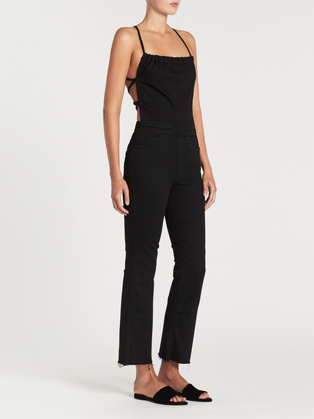 mother tie back jumpsuit