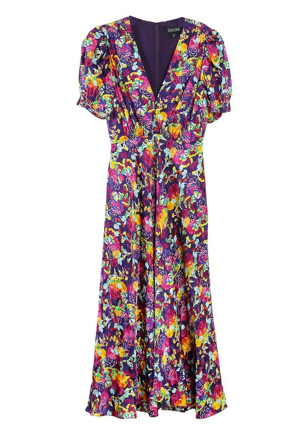 Saloni Lea Dress - Camellia