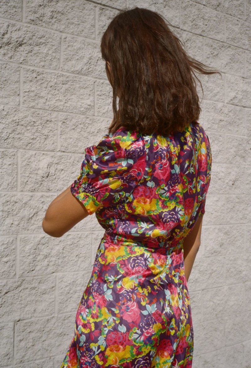 Saloni Lea Dress - Camellia