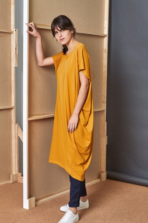 Kowtow Building Block Drape Dress Kowtow Building Block Drape Dress
